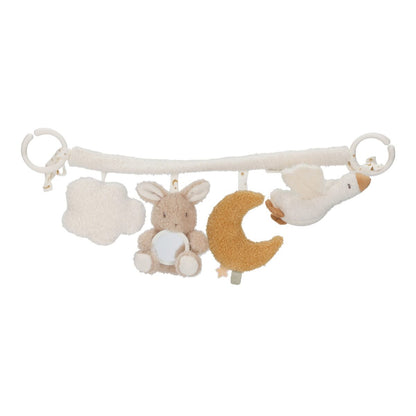 Little Dutch žaislų grandinėlė vežimėliui NEWBORN NATURALS