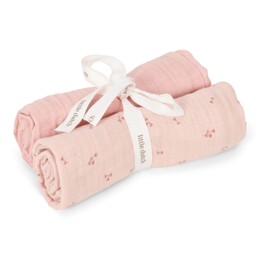 Little Dutch muslino vystyklai PURE Blossom 70 x 70cm