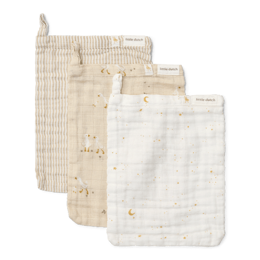 Little Dutch 3 merliukų rinkinys iš muslino LITTLE GOOSE