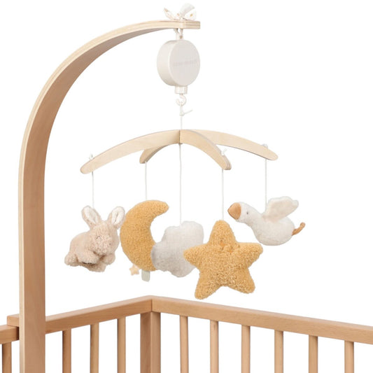 Little Dutch medinė muzikinė karuselė NEWBORN NATURALS